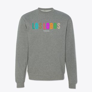 Los Lobos Texas Color Pop Crewneck Sweatshirt