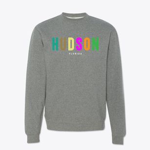 Hudson Florida Color Pop Crewneck Sweatshirt