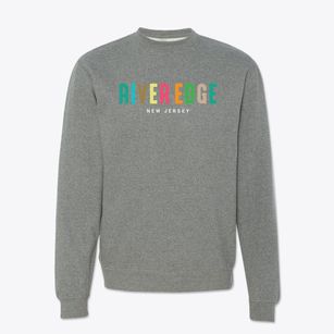 River Edge New Jersey Color Pop Crewneck Sweatshirt