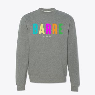 Barre Vermont Color Pop Crewneck Sweatshirt