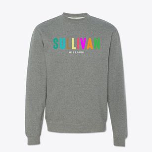 Sullivan Missouri Color Pop Crewneck Sweatshirt