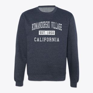 Komandorski Village California Classic Established Crewneck Sweatshirt
