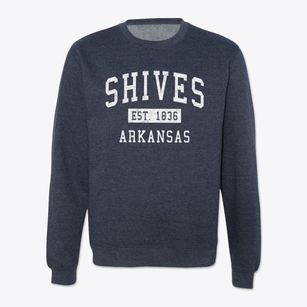 Shives Arkansas Classic Established Crewneck Sweatshirt
