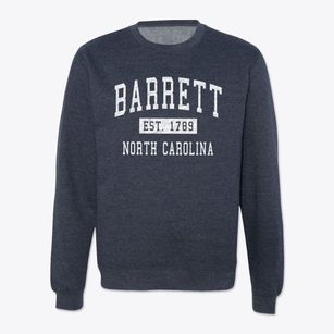 Barrett North Carolina Classic Established Crewneck Sweatshirt