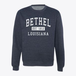 Bethel Louisiana Classic Established Crewneck Sweatshirt