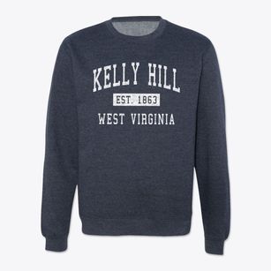 Kelly Hill West Virginia Classic Established Crewneck Sweatshirt