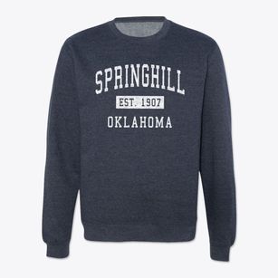 Springhill Oklahoma Classic Established Crewneck Sweatshirt