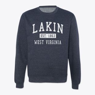 Lakin West Virginia Classic Established Crewneck Sweatshirt