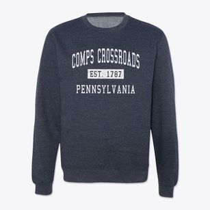 Comps Crossroads Pennsylvania Classic Established Crewneck Sweatshirt