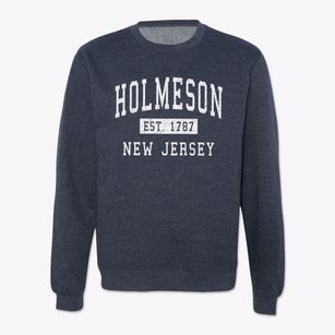 Holmeson New Jersey Classic Established Crewneck Sweatshirt