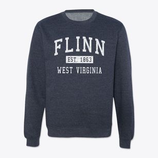 Flinn West Virginia Classic Established Crewneck Sweatshirt