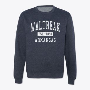 Waltreak Arkansas Classic Established Crewneck Sweatshirt