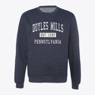 Doyles Mills Pennsylvania Classic Established Crewneck Sweatshirt