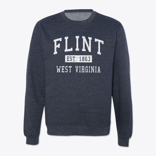 Flint West Virginia Classic Established Crewneck Sweatshirt