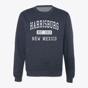 Harrisburg New Mexico Classic Established Crewneck Sweatshirt