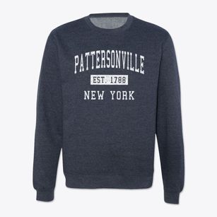 Pattersonville New York Classic Established Crewneck Sweatshirt