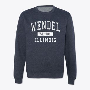 Wendel Illinois Classic Established Crewneck Sweatshirt