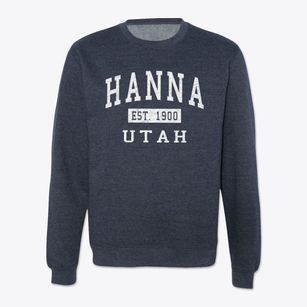 Hanna Utah Classic Established Crewneck Sweatshirt