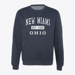 New Miami Ohio Classic Established Crewneck Sweatshirt