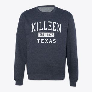 Killeen Texas Classic Established Crewneck Sweatshirt