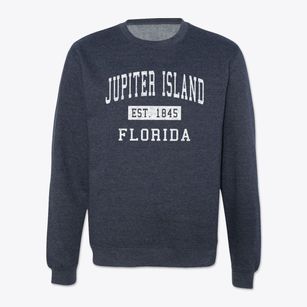 Jupiter Island Florida Classic Established Crewneck Sweatshirt