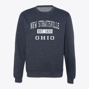 New Straitsville Ohio Classic Established Crewneck Sweatshirt