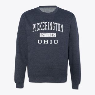 Pickerington Ohio Classic Established Crewneck Sweatshirt