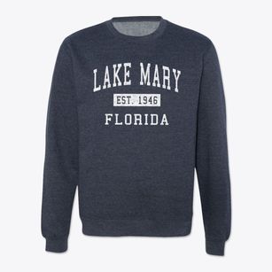 Lake Mary Florida Classic Established Crewneck Sweatshirt