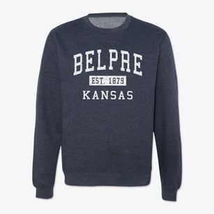 Belpre Kansas Classic Established Crewneck Sweatshirt