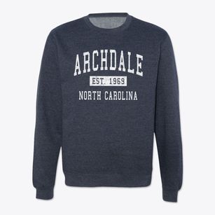 Archdale North Carolina Classic Established Crewneck Sweatshirt