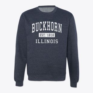 Buckhorn Illinois Classic Established Crewneck Sweatshirt