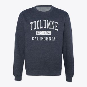 Tuolumne California Classic Established Crewneck Sweatshirt