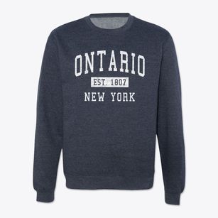 Ontario New York Classic Established Crewneck Sweatshirt