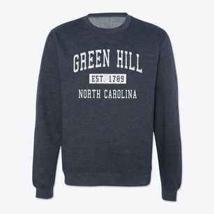 Green Hill North Carolina Classic Established Crewneck Sweatshirt