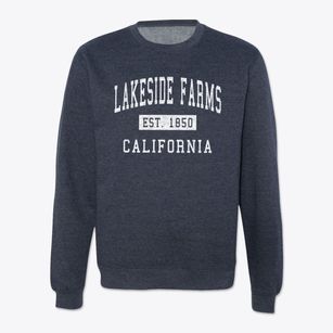 Lakeside Farms California Classic Established Crewneck Sweatshirt