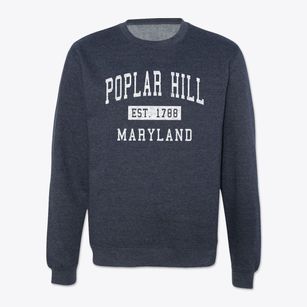 Poplar Hill Maryland Classic Established Crewneck Sweatshirt