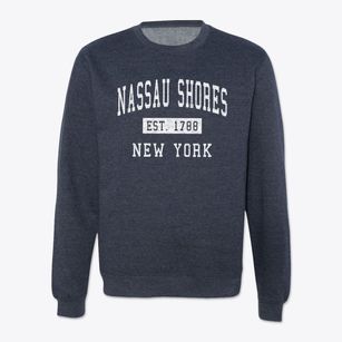 Nassau Shores New York Classic Established Crewneck Sweatshirt