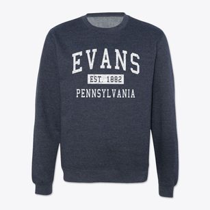 Evans Pennsylvania Classic Established Crewneck Sweatshirt