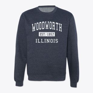 Woodworth Illinois Classic Established Crewneck Sweatshirt