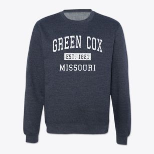 Green Cox Missouri Classic Established Crewneck Sweatshirt