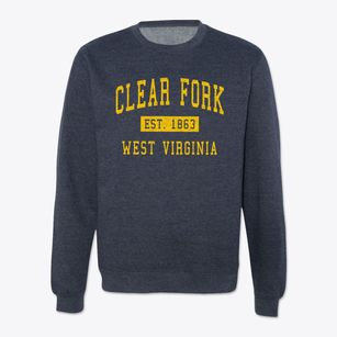 Clear Fork West Virginia Classic Established Crewneck Sweatshirt