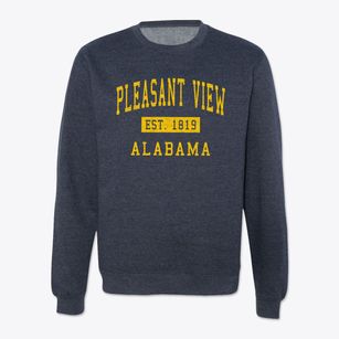 Pleasant View Alabama Classic Established Crewneck Sweatshirt