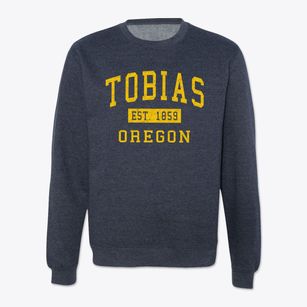 Tobias Oregon Classic Established Crewneck Sweatshirt