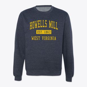 Howells Mill West Virginia Classic Established Crewneck Sweatshirt
