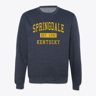 Springdale Kentucky Classic Established Crewneck Sweatshirt