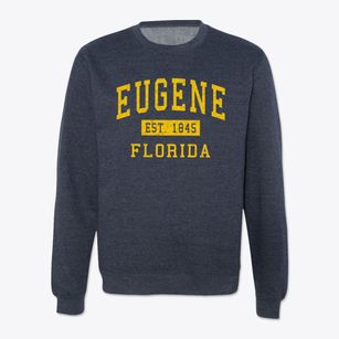 Eugene Florida Classic Established Crewneck Sweatshirt
