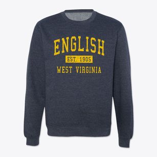 English West Virginia Classic Established Crewneck Sweatshirt