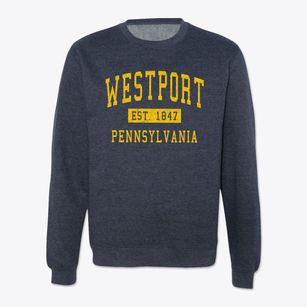 Westport Pennsylvania Classic Established Crewneck Sweatshirt