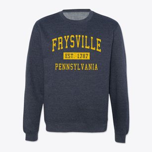 Frysville Pennsylvania Classic Established Crewneck Sweatshirt