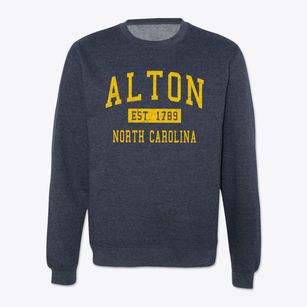 Alton North Carolina Classic Established Crewneck Sweatshirt
